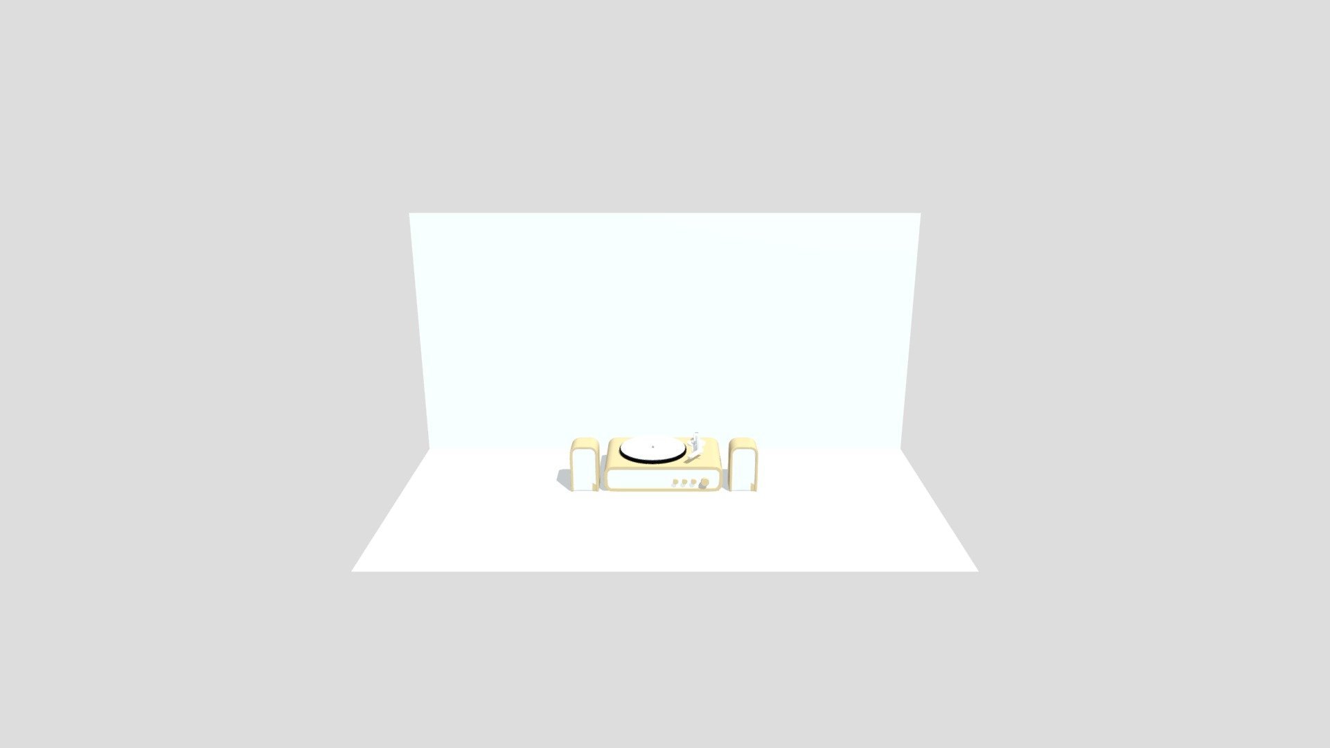 Record Player - Download Free 3D model by radiotato [48b8f0f] - Sketchfab