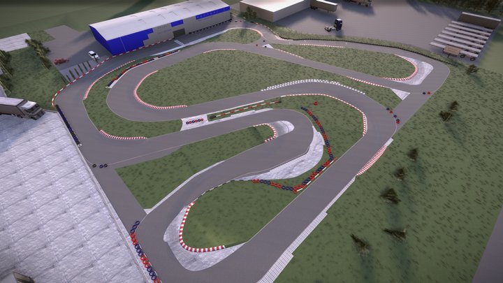 Karting Club Lider | Karting Race Track [Early] 3D Model
