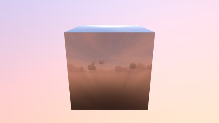 Stormy Sky skybox 3D Model