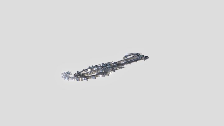 Xehanort Keyblade, The Gazing Eye 3D Model