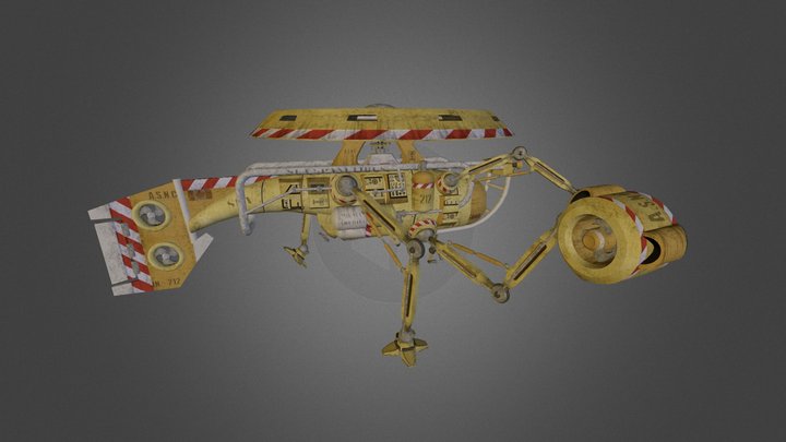 Submersible Panulirus 3D Model