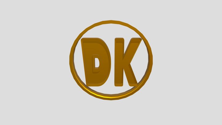 DK Coin 3D Model