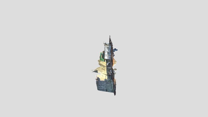 Hogarth house exterior scan 3D Model