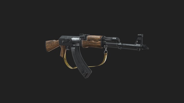 Ak-47 3D Model