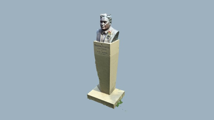Busto de Martins Fontes 3D Model