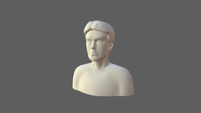 Männerkopf 3D Model