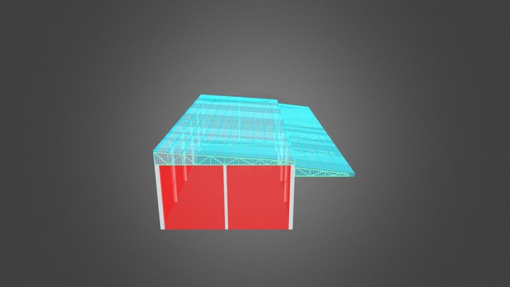 BARRACÃO 11.50 X 26.00 3D Model