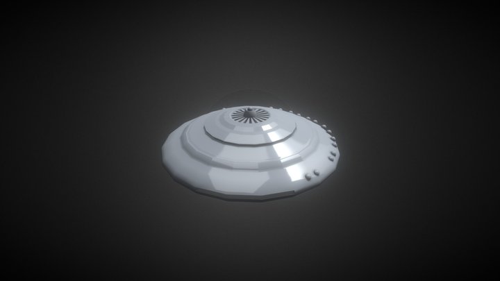 Maya UFO Model 3D Model