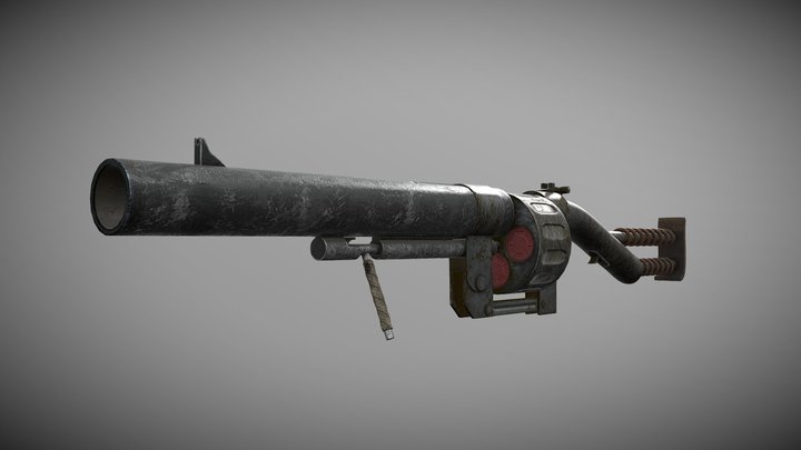 HandMade Shotgun STG12 3D Model
