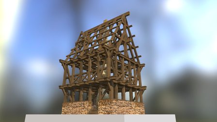 Fachwerkhaus Im Aubau 3D Model