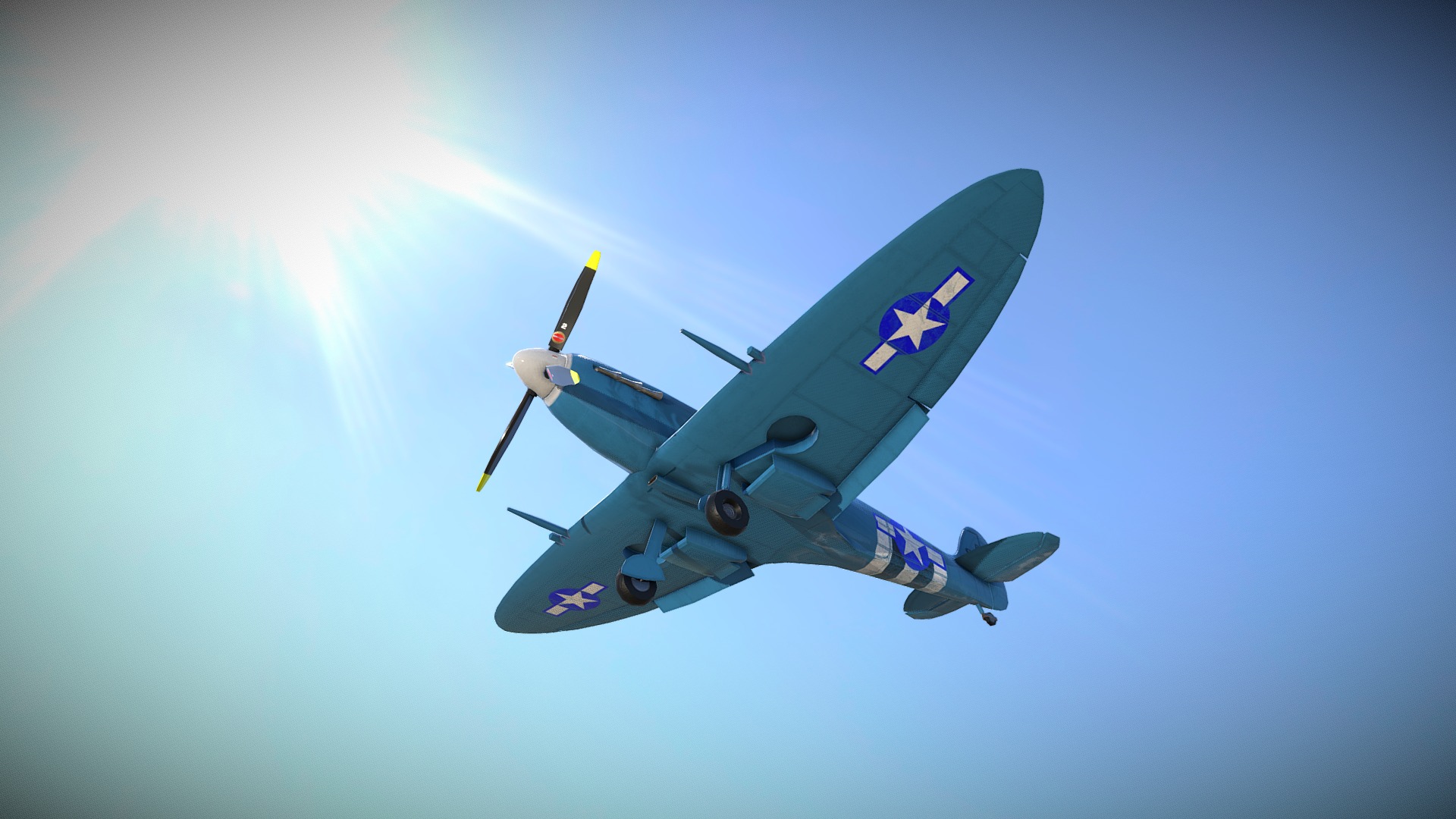 Spitfire - Sketchfab Aircraft Painting Contest