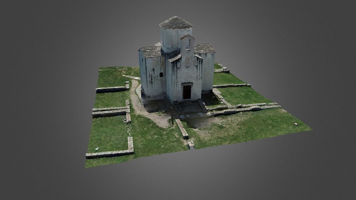 Church of the Holy Cross, Nin, Croatia 3D Model