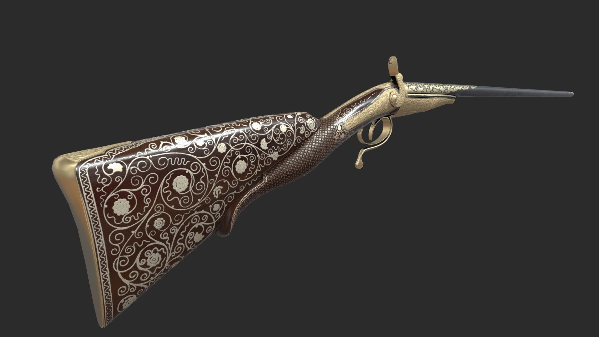 Rifle - 3D model by 5dVR (@5d-VR) [48c2f19] - Sketchfab