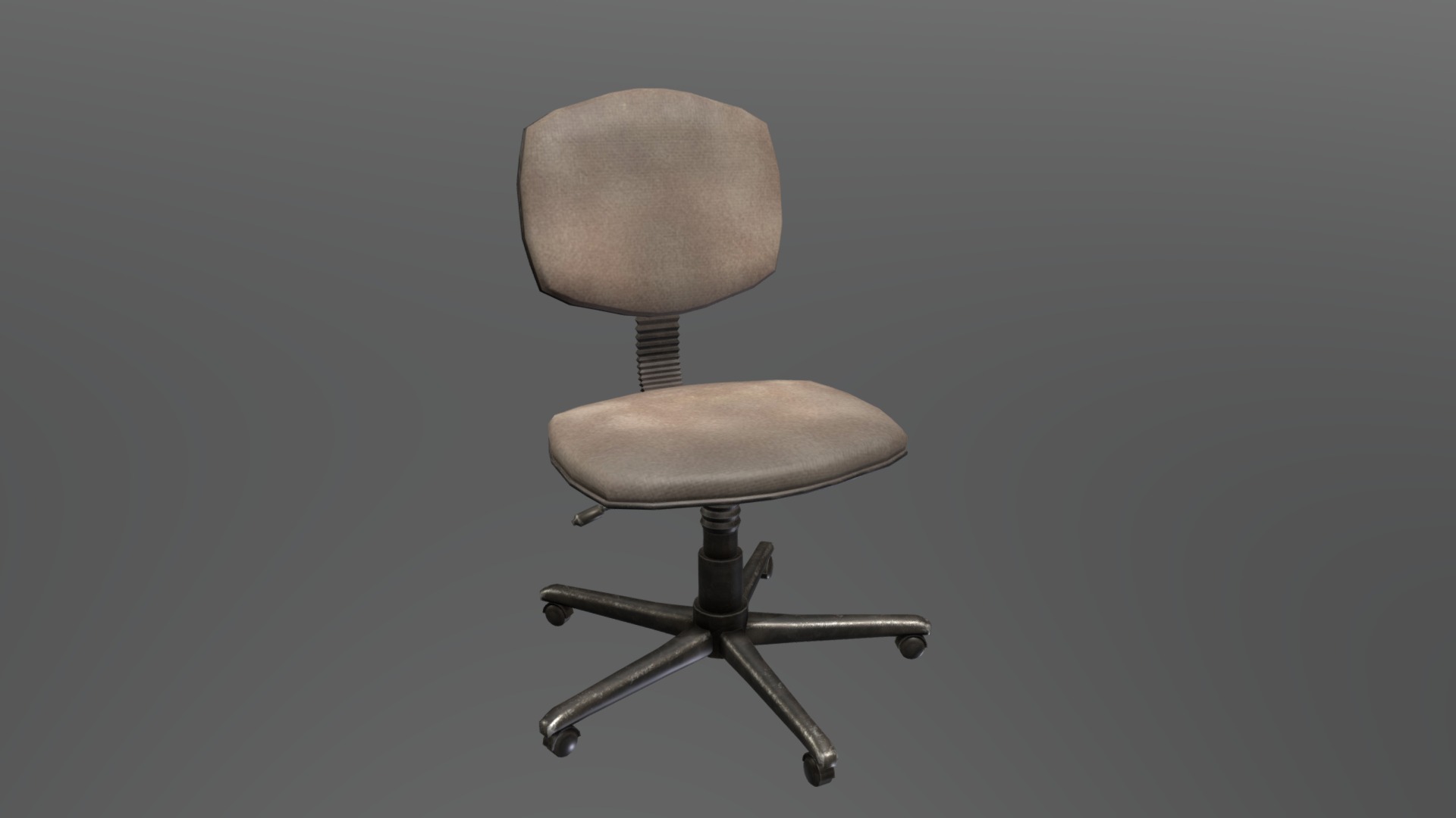 3D model Office Chair - This is a 3D model of the Office Chair. The 3D model is about a chair with a cushion.