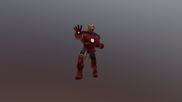 IRON MAN 3D Model