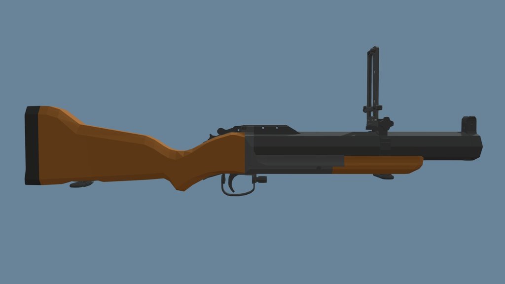 M79 Grenade Launcher (Low-Poly)