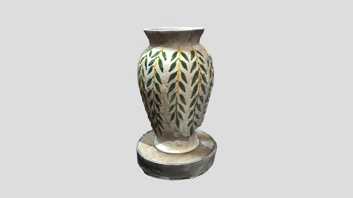 Decorated Vase 2 3D Model