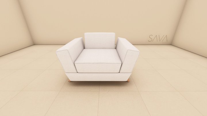 Poltrona Saccaro 3D Model