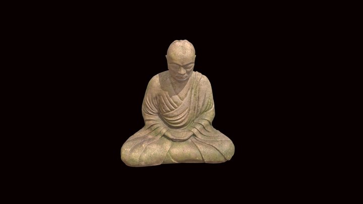 Concrete Buddha (VCU_3D_8616) – Modello 3D gratuito STL