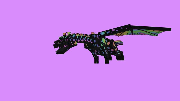 MINECRAFT RAINBOW ENDER DRAGON!!
