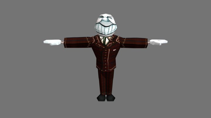 Cog Animations Rig (Model A) 3D Model