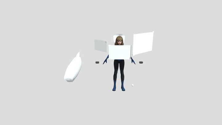 Valeria Richards S01 MFF FBX 3D Model