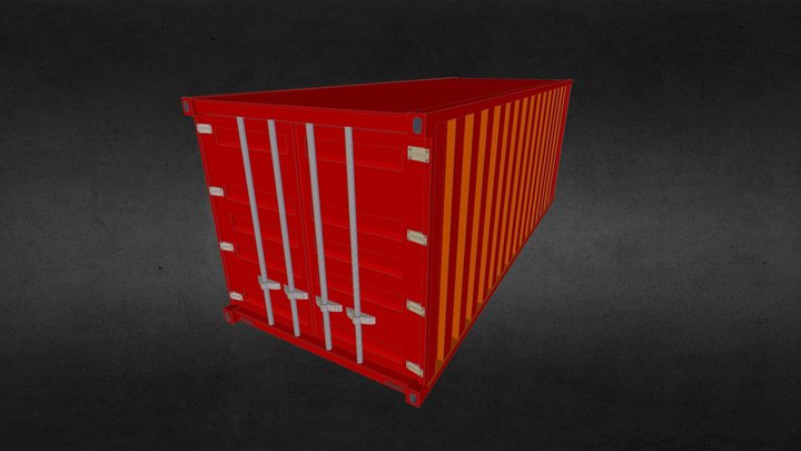 Cargo Container 3D Model