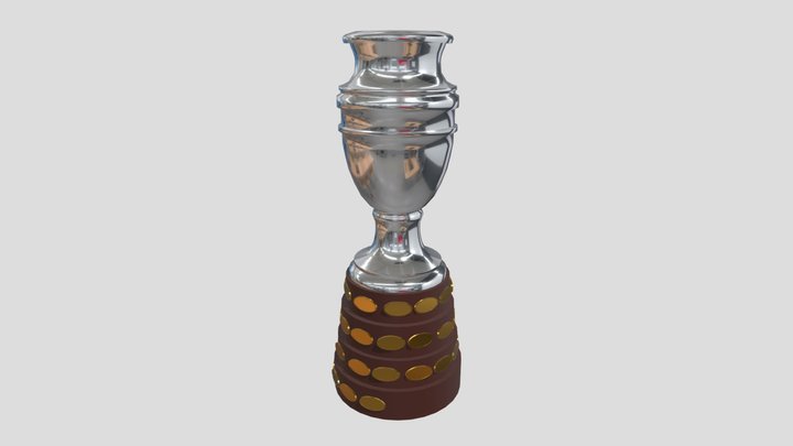 Copa America Trophy 3D Model