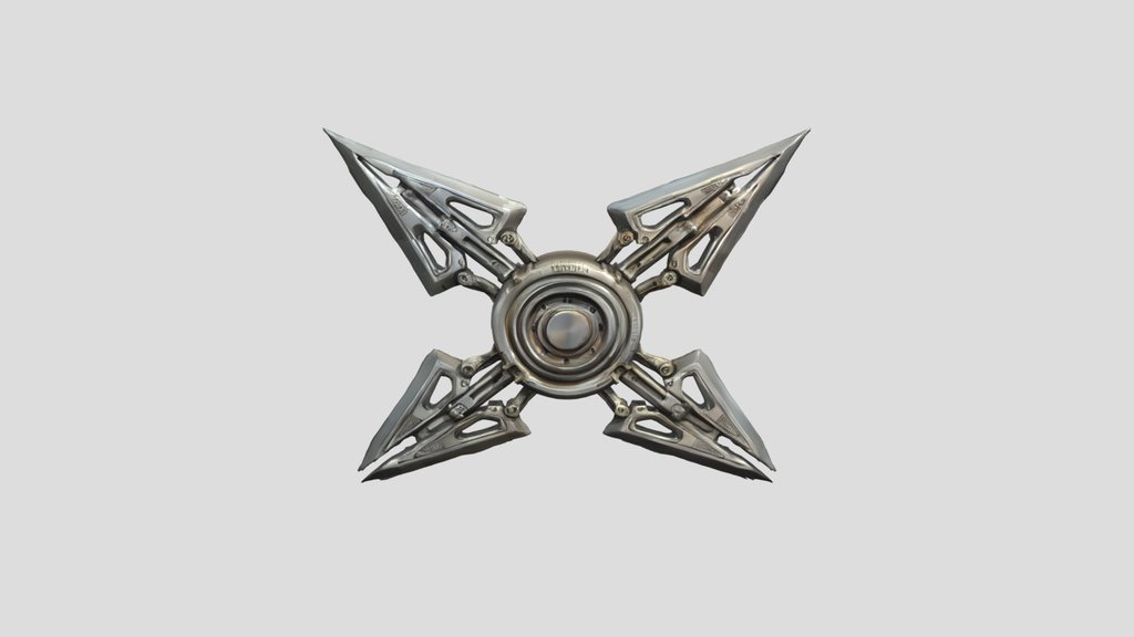 mechanical four-pointed throwing star / shurike