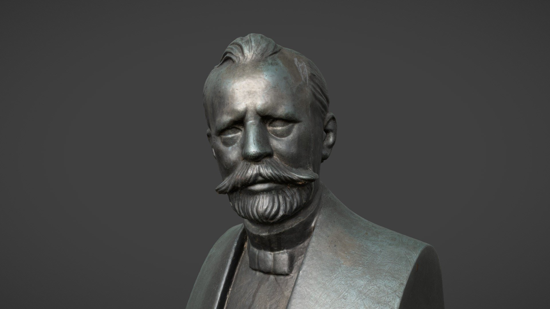 Carl Humann Bronze Statue 3D Scan - Buy Royalty Free 3D model by Ben ...