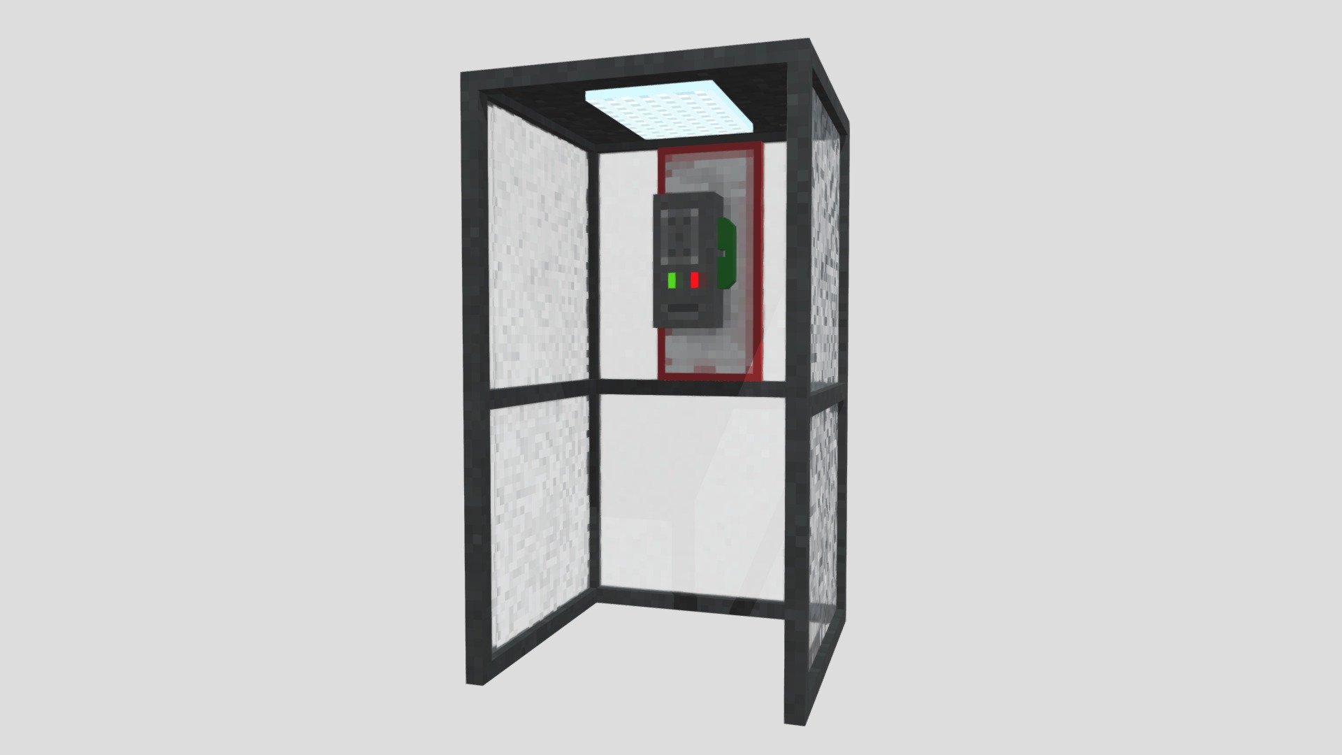 Phone box - PBR Pixel Art - 3D model by Piscode_ (@pesovax) [48c9550 ...