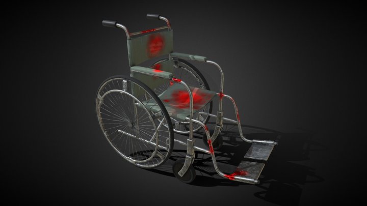 Horror Wheelchair (Cadeira de Rodas) 3D Model