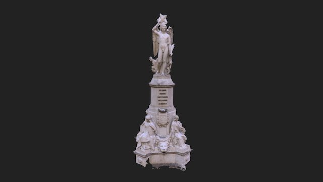 Fuente Del Genio Catalán 3D Model