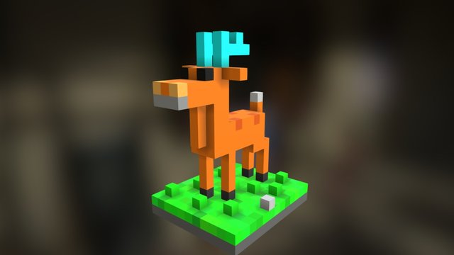 Deer_art 3D Model