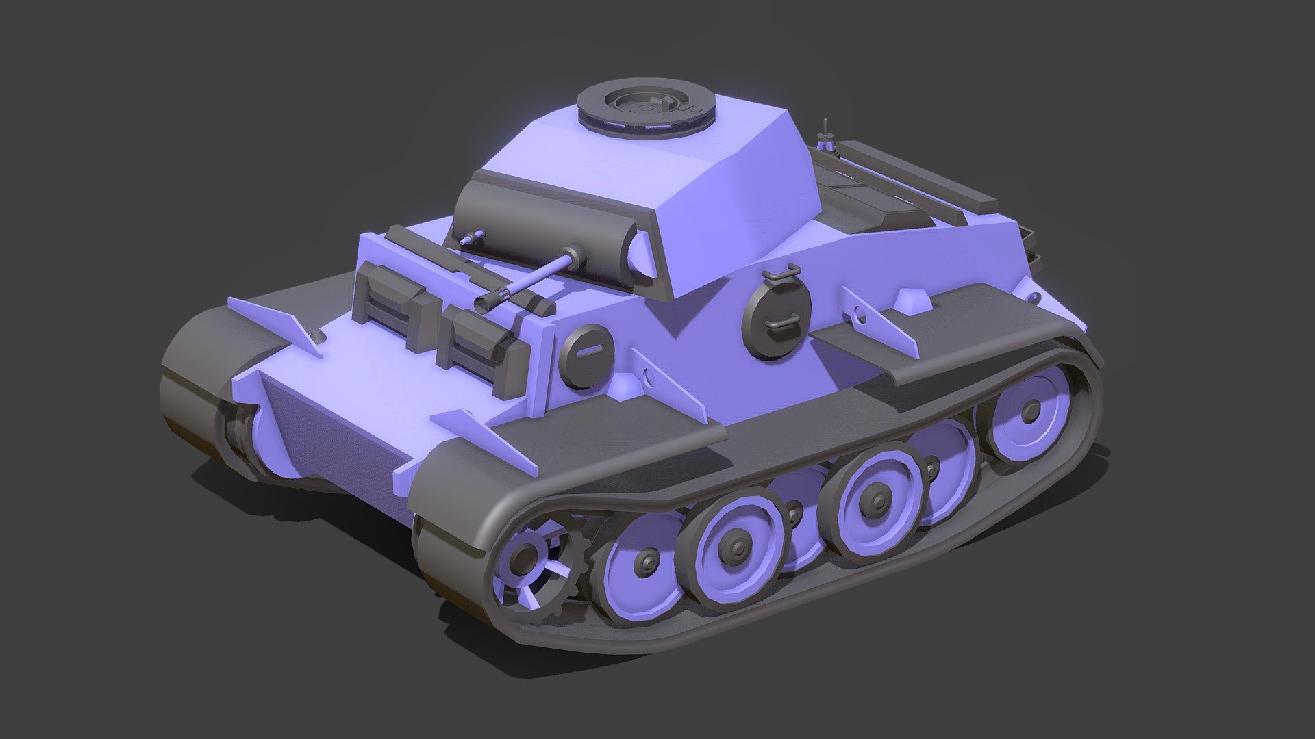 Pz II J - 3D model by L.u.X [48c9bc1] - Sketchfab