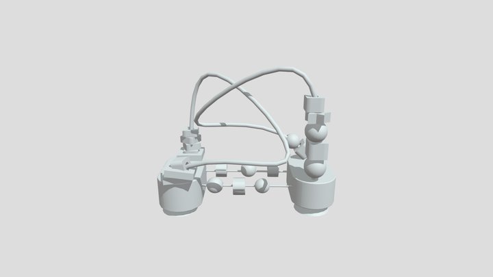 Fergus Krystal Wirebeadtoy 3D Model