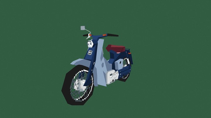 Honda Super Cub C100 3D Model
