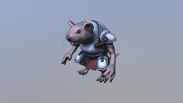Rat Soldier 3D Model