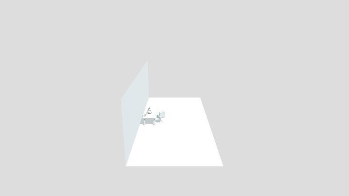 Desk 3D Model