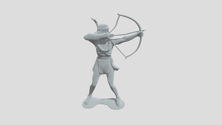 Indian Archer – Free 3D Model STL