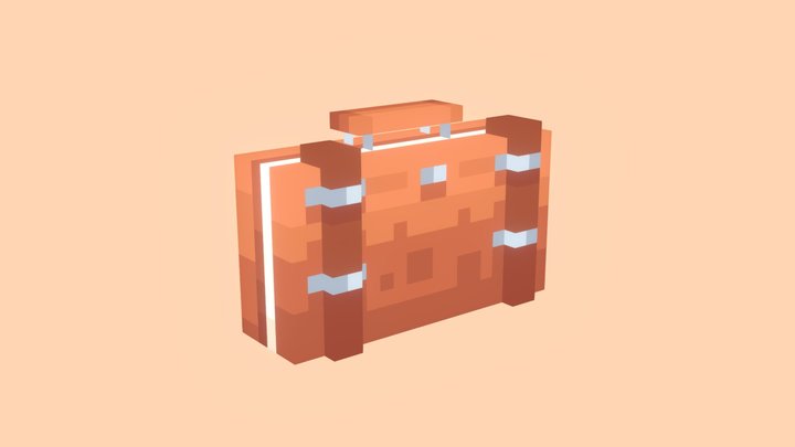 Minecraft Suit Case 3D Model