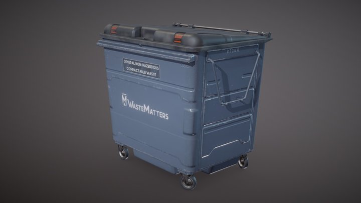 Trash Conatainer 3D Model