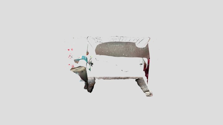 Trash Bin Danny Devito Graffiti 3D Model
