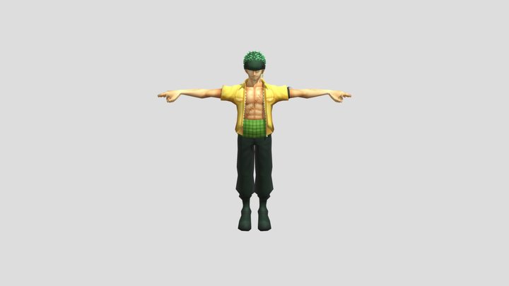Zoro (Enies Lobby) one piece 3D Model