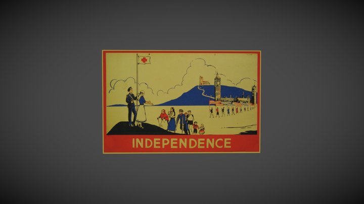 Junior Red Cross posters: Independence 3D Model