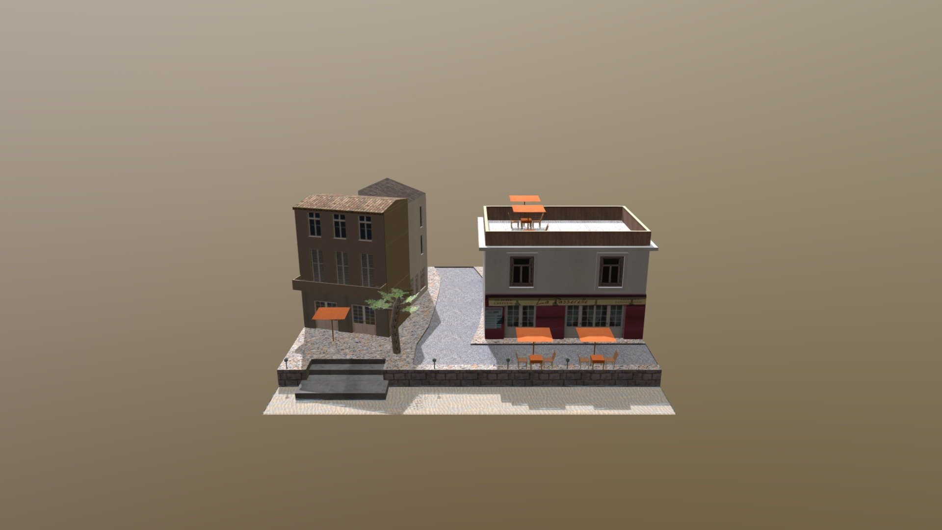 1DAE 21 Van Den Eynde Bert City Scene