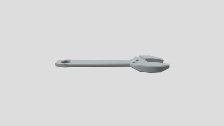 Crescent Wrench 3D Model