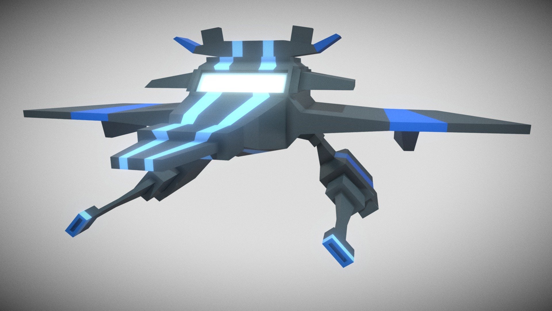 Space Ship 2 - Lowpoly