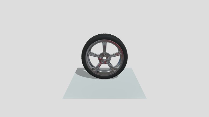 Car Wheel 3D Model