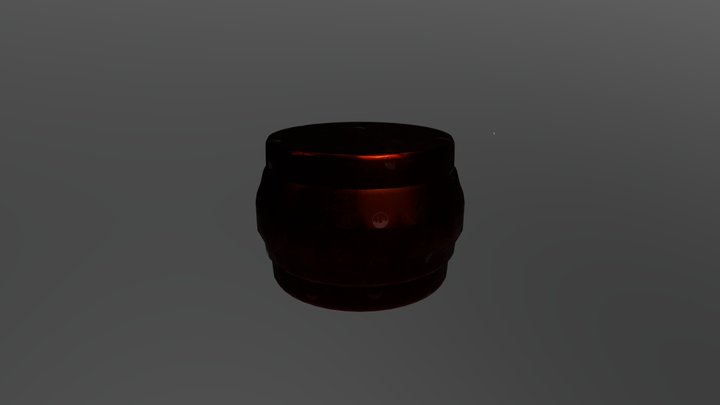 explosive barrel 3D Model